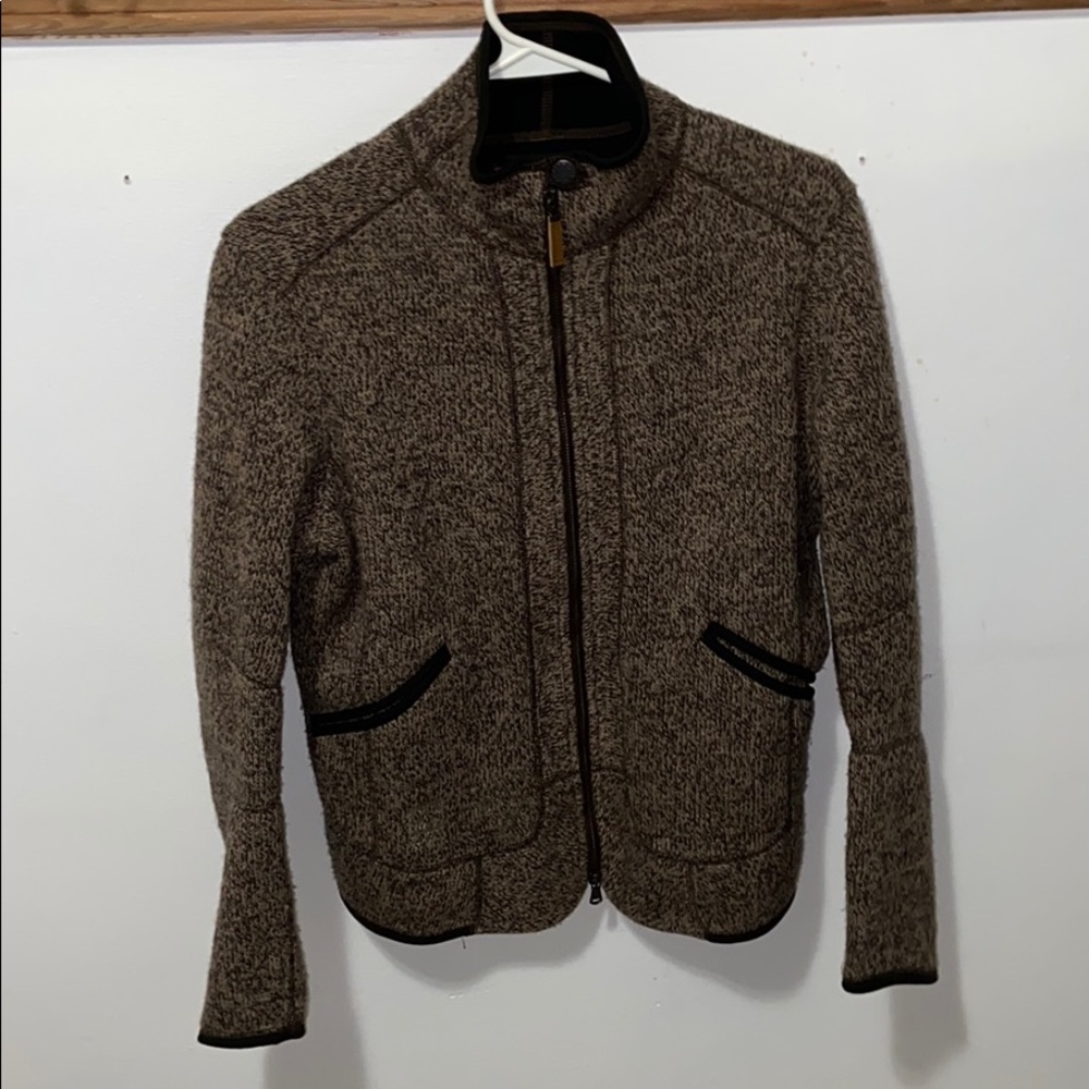 66 North Brown fleece jacket
